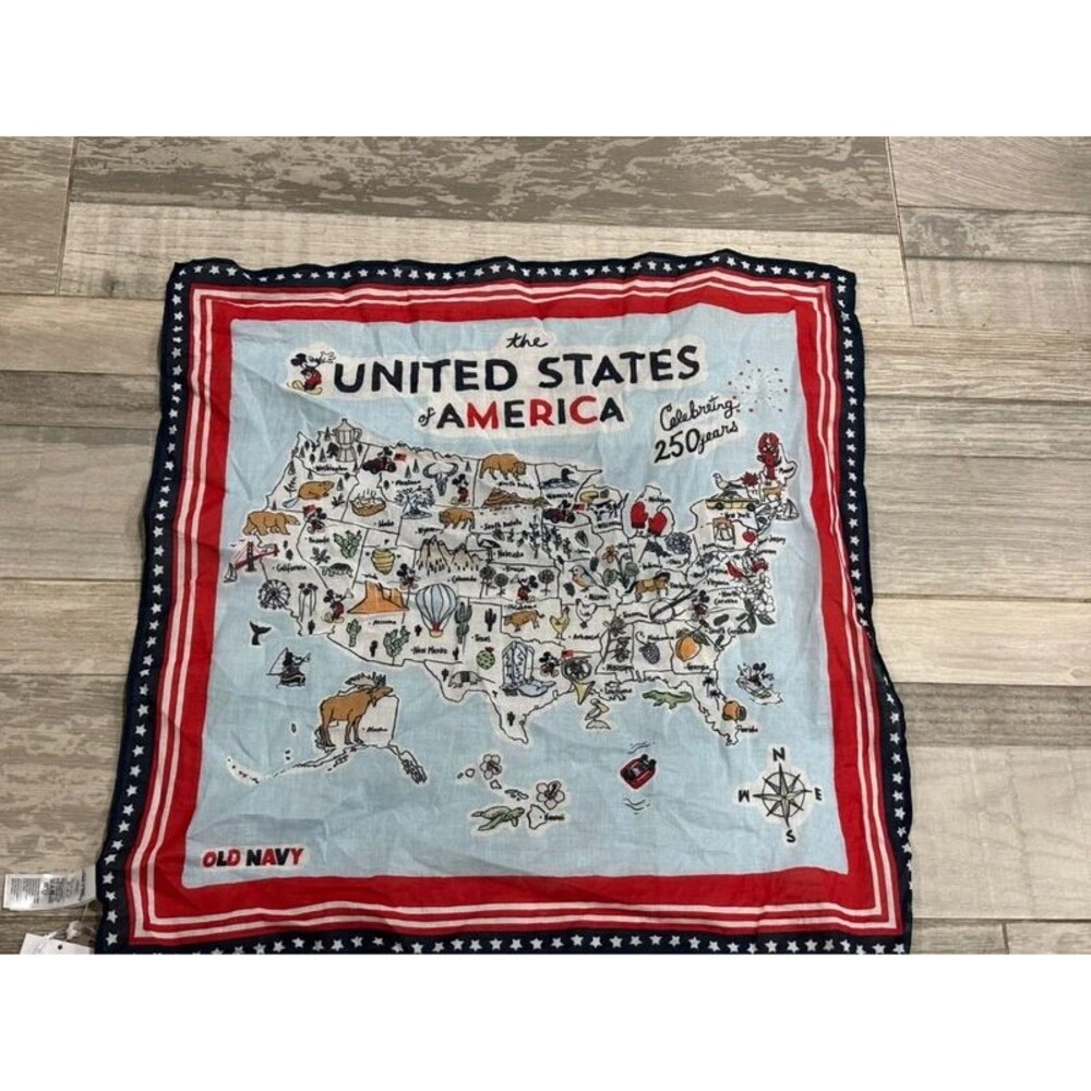 Old Navy Disney USA Scarf